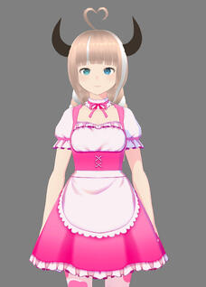 Edited pre-made hair and clothes